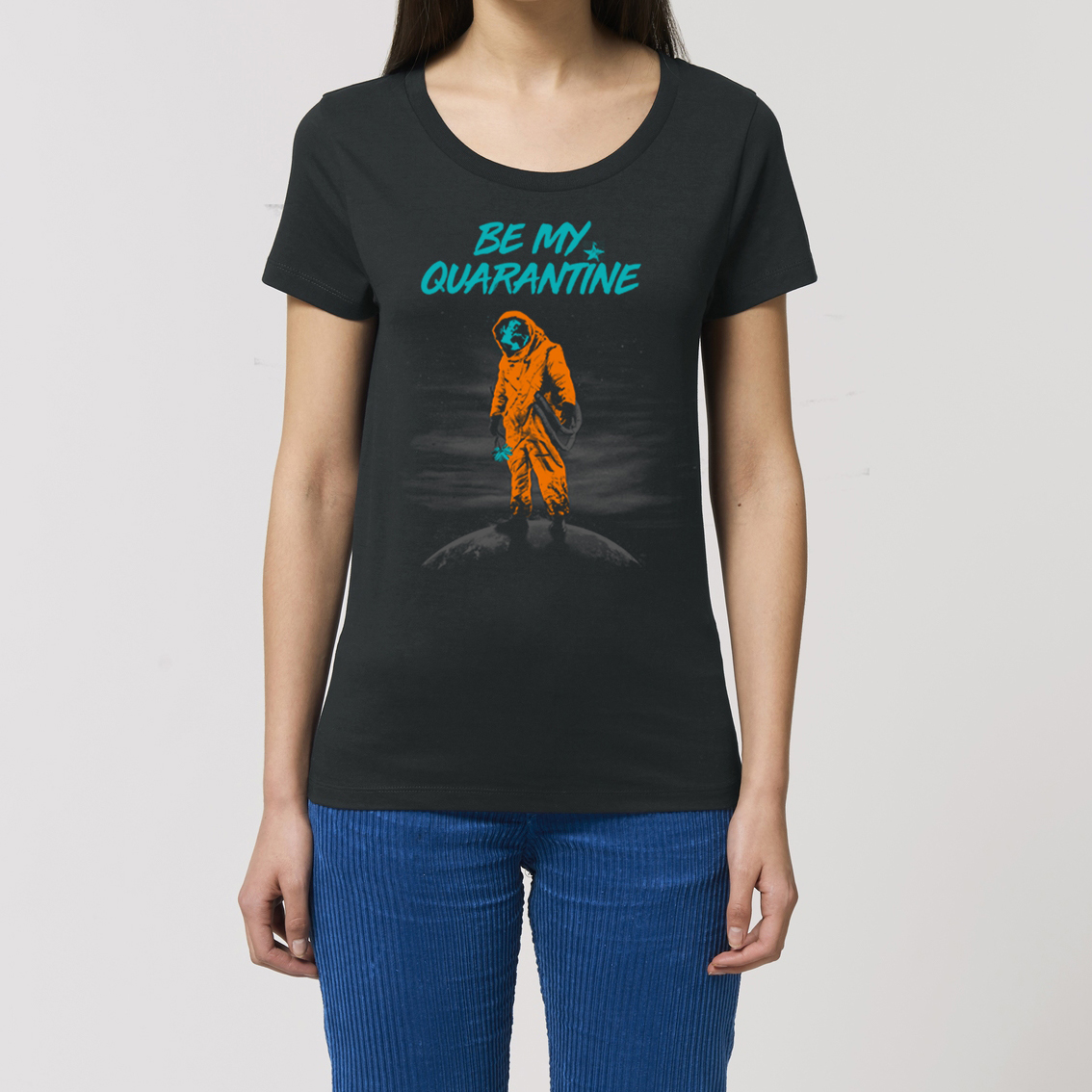 Be My Quarantine Be My Quarantine - Kommune Art Tailliertes Shirt schwarz