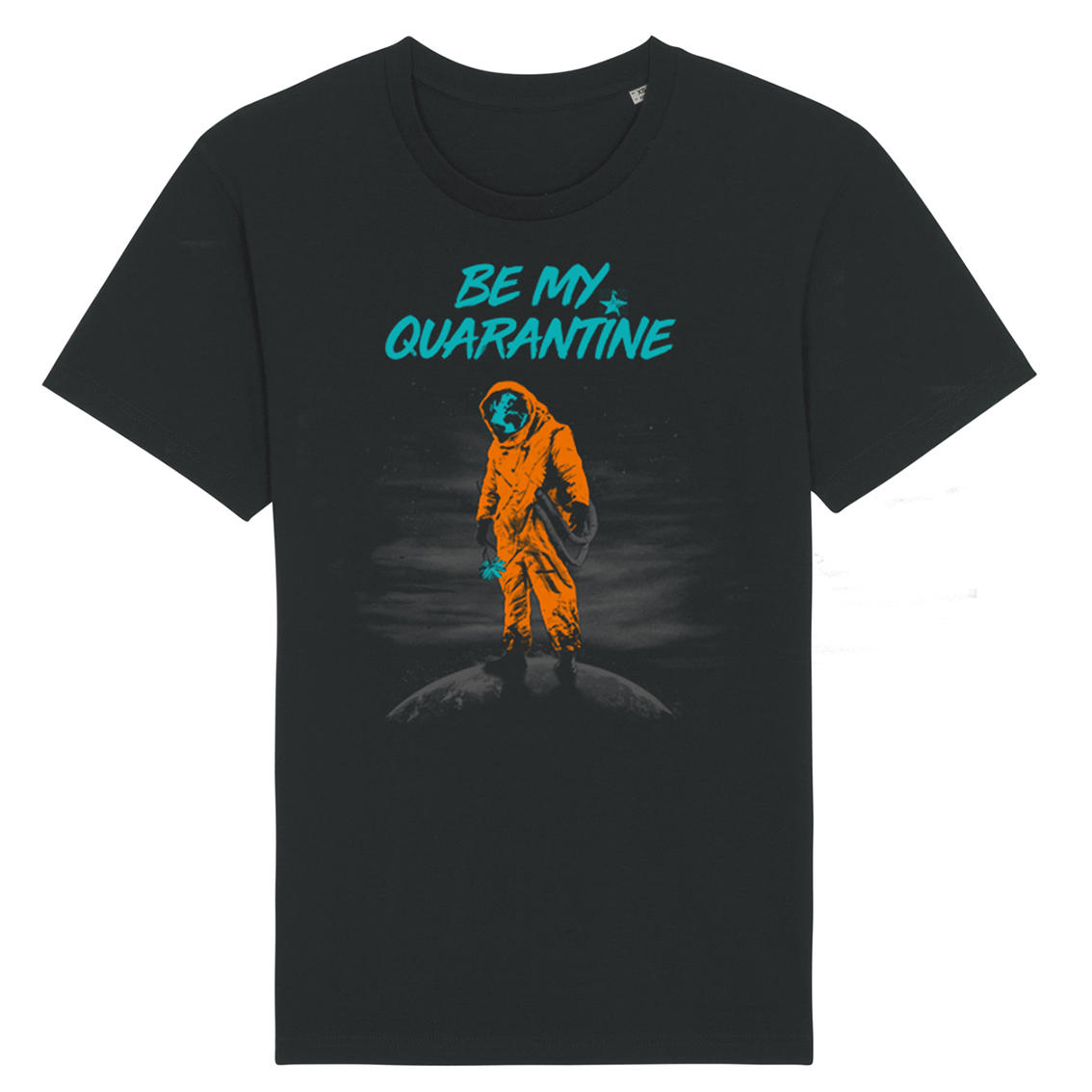 Be My Quarantine Be My Quarantine - Kommune Art Untailliertes Shirt negro