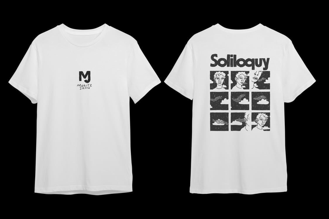 Moritz Jahn Limited Edition Soliloquy Shirt Silkscreen T-shirt black