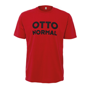 Otto Normal Bandname Untailliertes Shirt Red