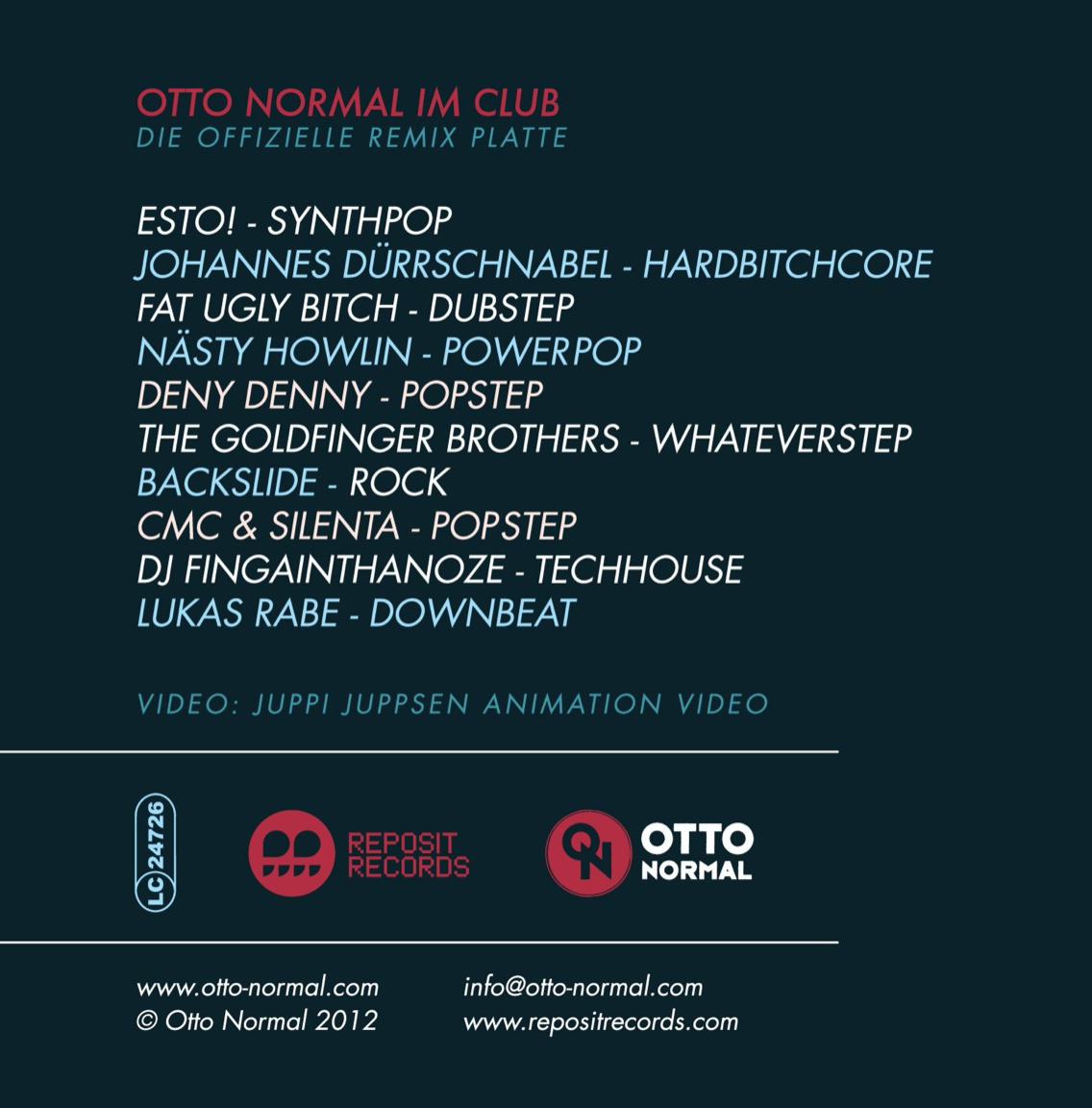 Otto Normal Die Ottos im Club (Remix) CD