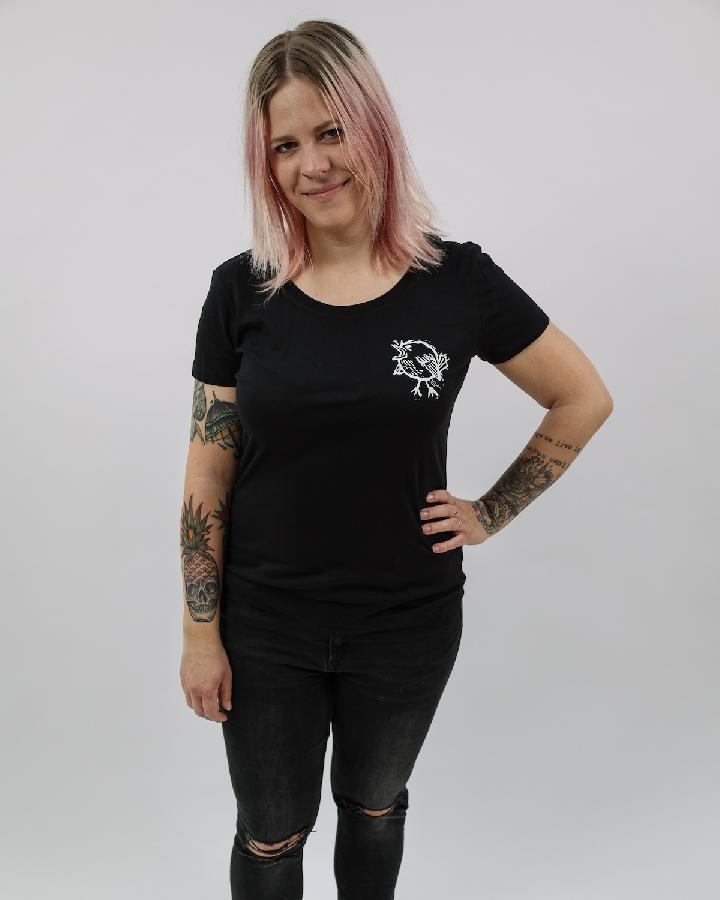 Tailliertes Shirt Bird - Fight Sexism