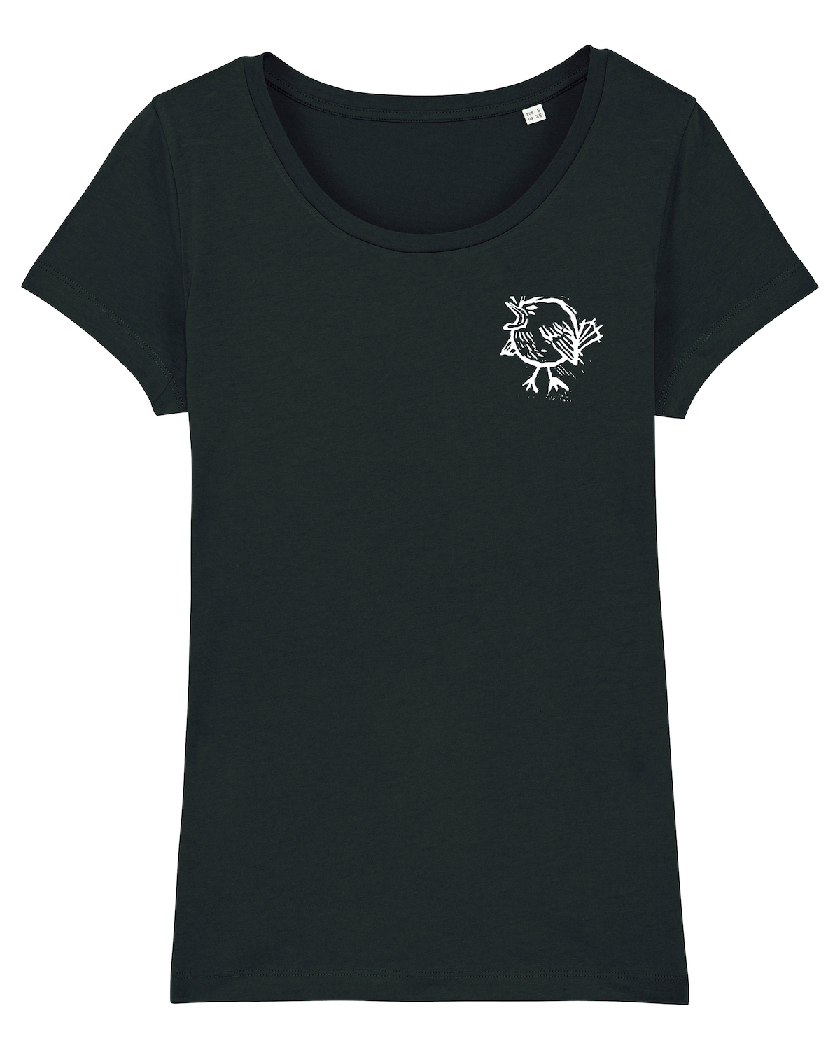 Pedi Bird - Fight Sexism Tailliertes Shirt Black